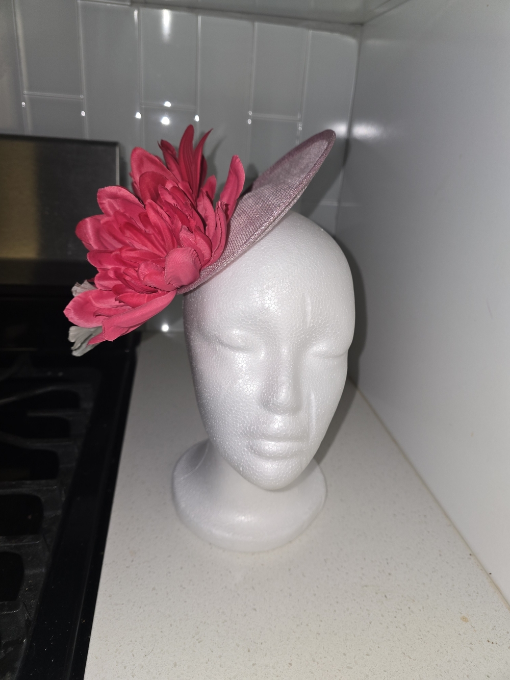 Pink Floral Fascinator Hat - Women Accessories
